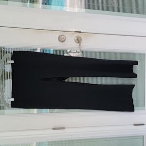 I.N.C Ponte Knit Wide Leg Stretch Pants / Leggings Sz 14 Black